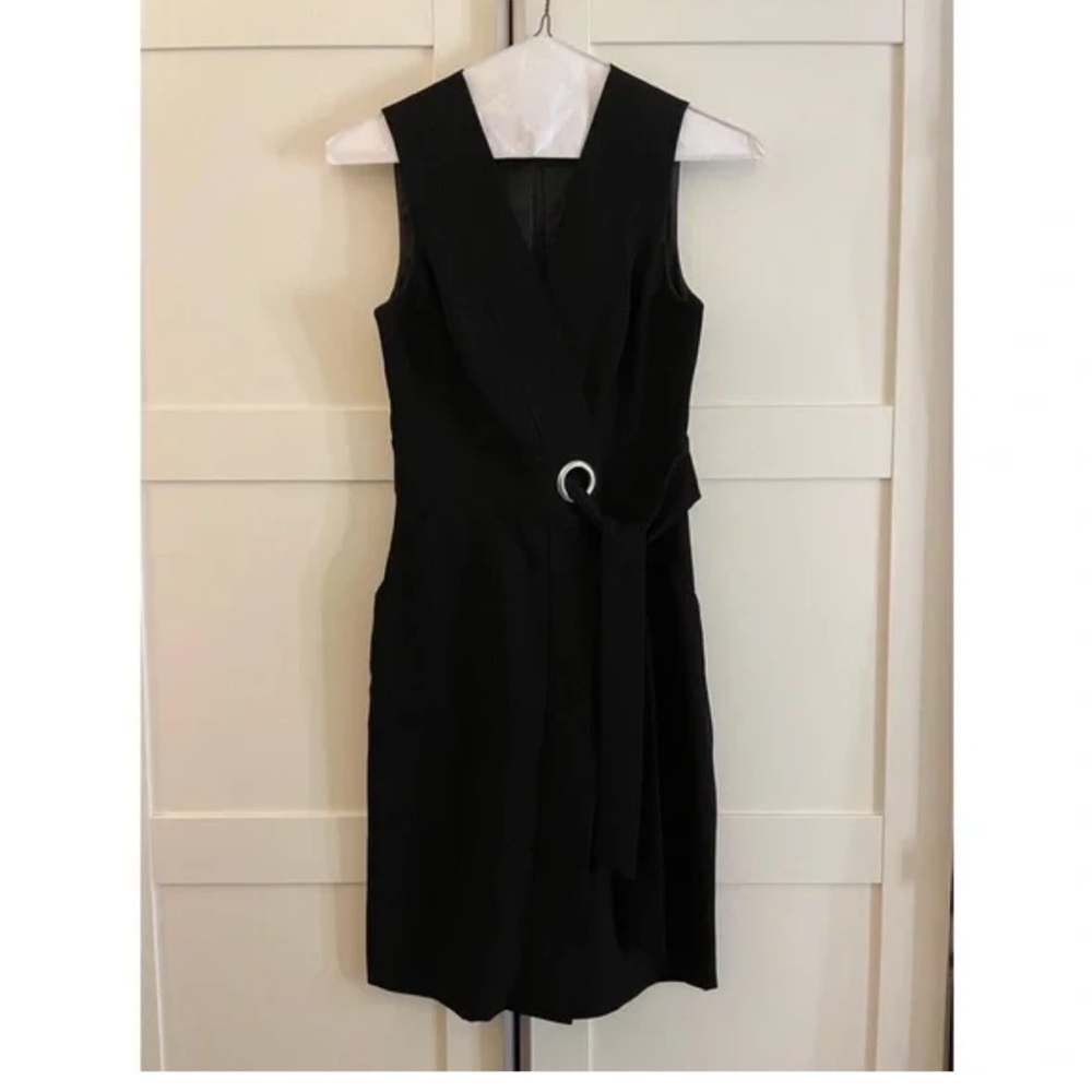 H&M Black Midi Cocktail Dress Size M